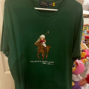 %100 Polo Ralph Lauren Teddy bear tshirt